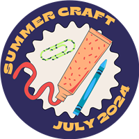 Summer Craft, July 2024 Badge