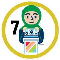 Ages 8-11 70 Books Badge