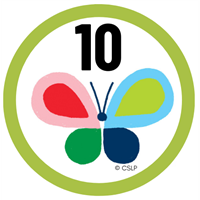 Ages 4-7 200 Books	 Badge